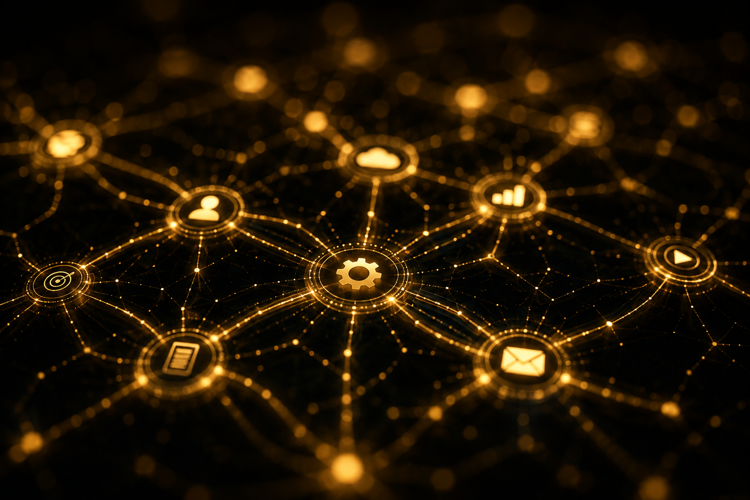 Connected automation workflow network